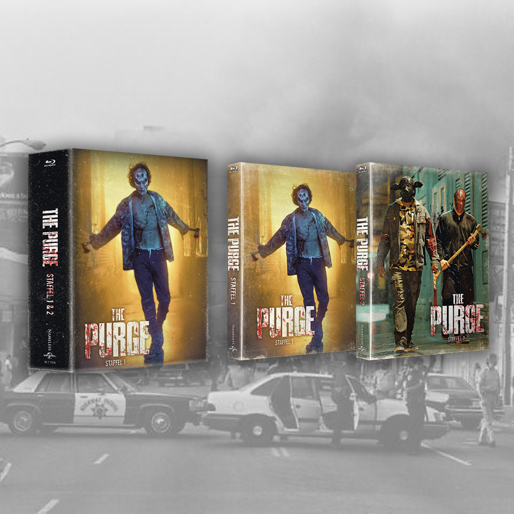The Purge - Die Säuberung - Staffel 1 & 2 - Mediabook / Cover B (4 Blu-rays)