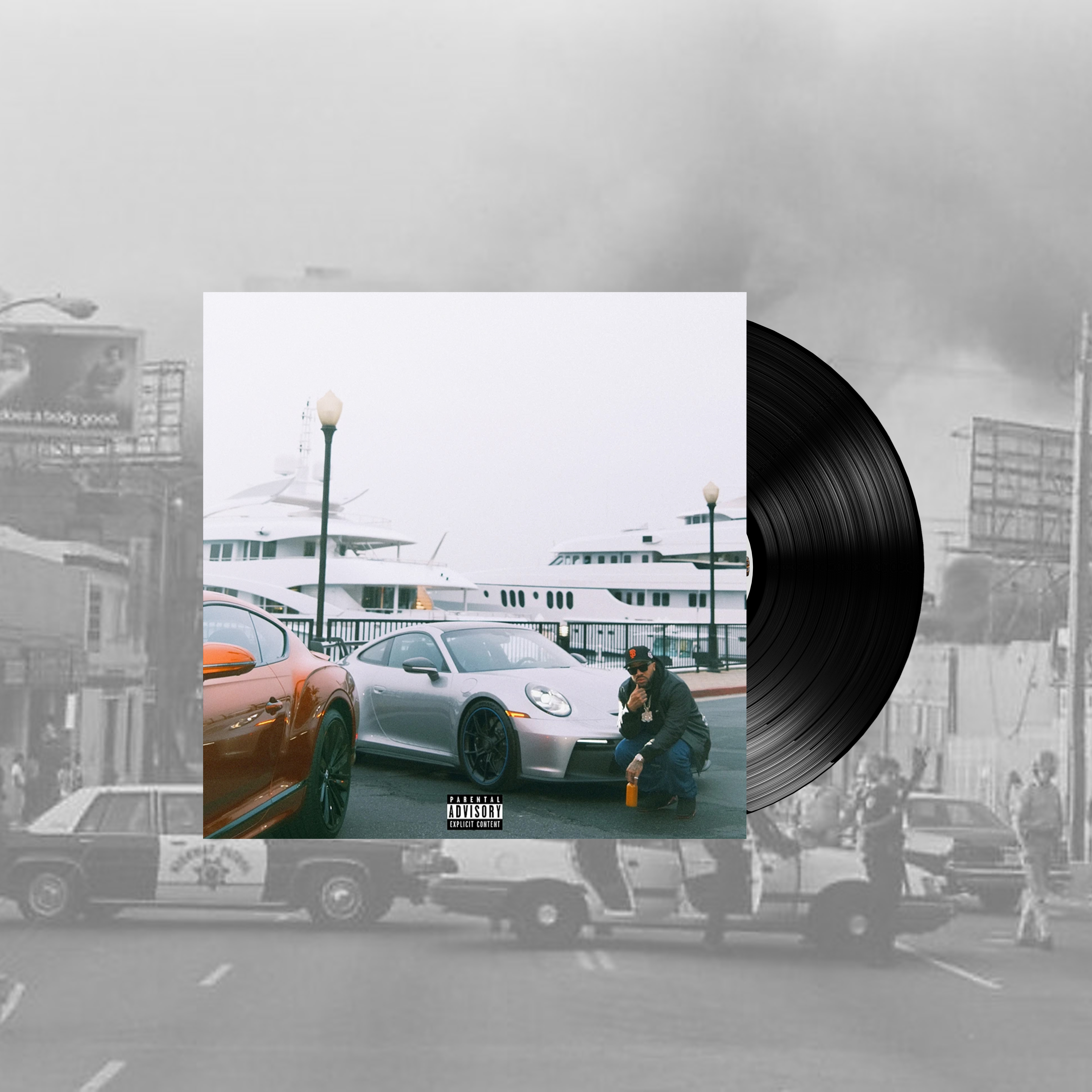 Larry June - Spaceships On The Blade 12" (2 LPs)