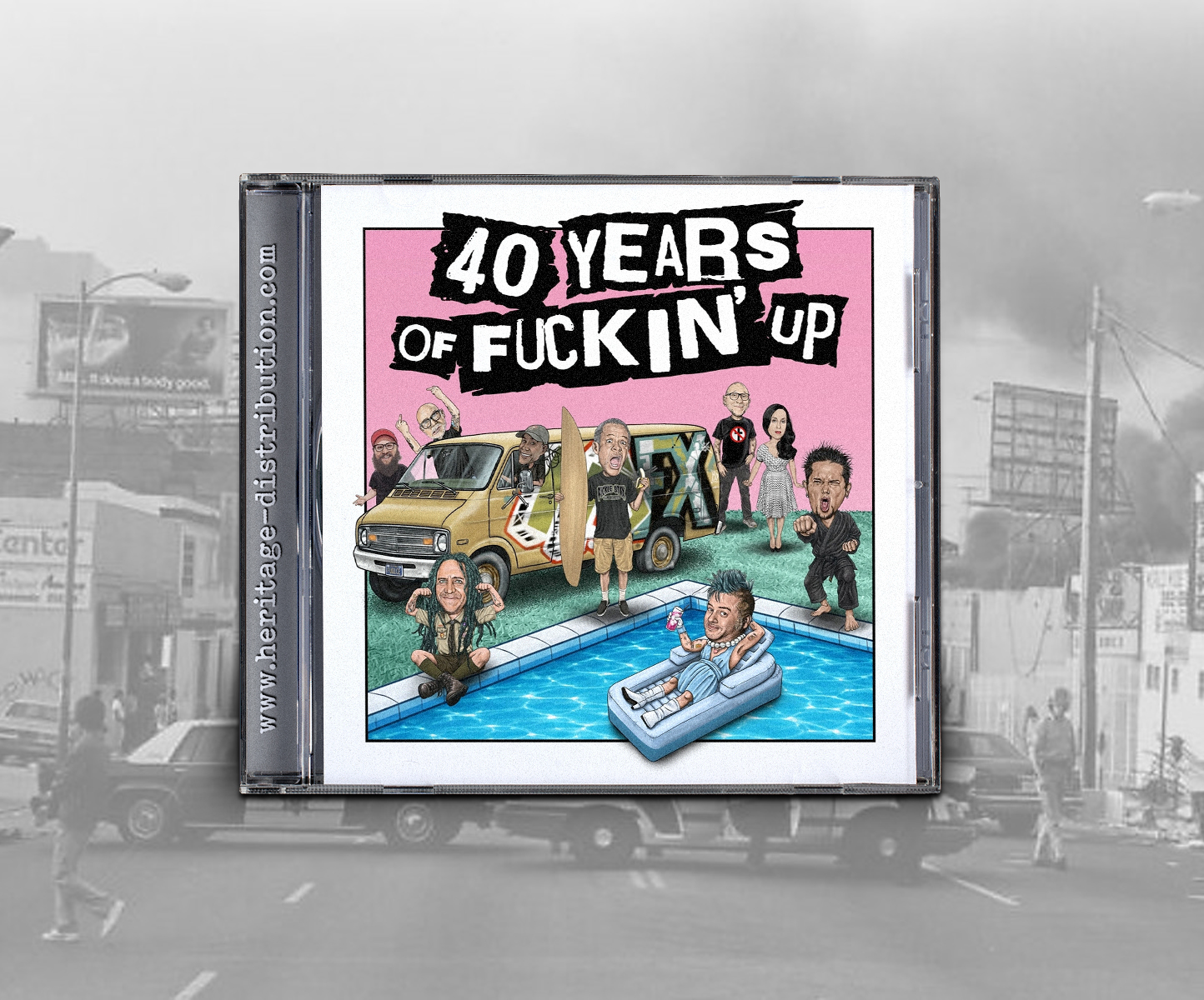 NOFX - 40 Years Of Fuckin' Up + Fat Mike Score (CD)