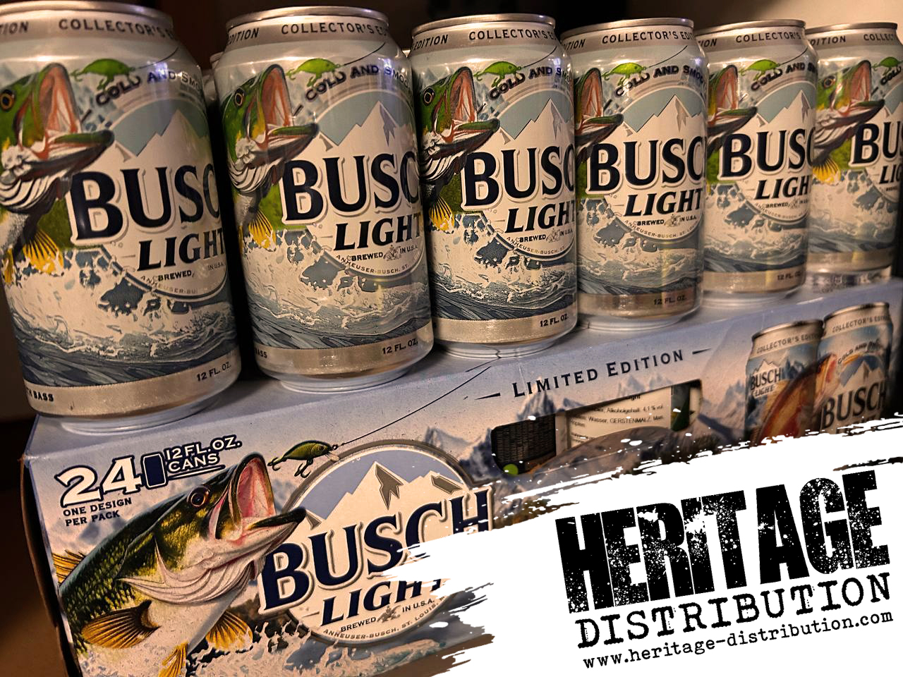 Busch Light - 6er Dose (355ml) - Collector´s Fishing Edition