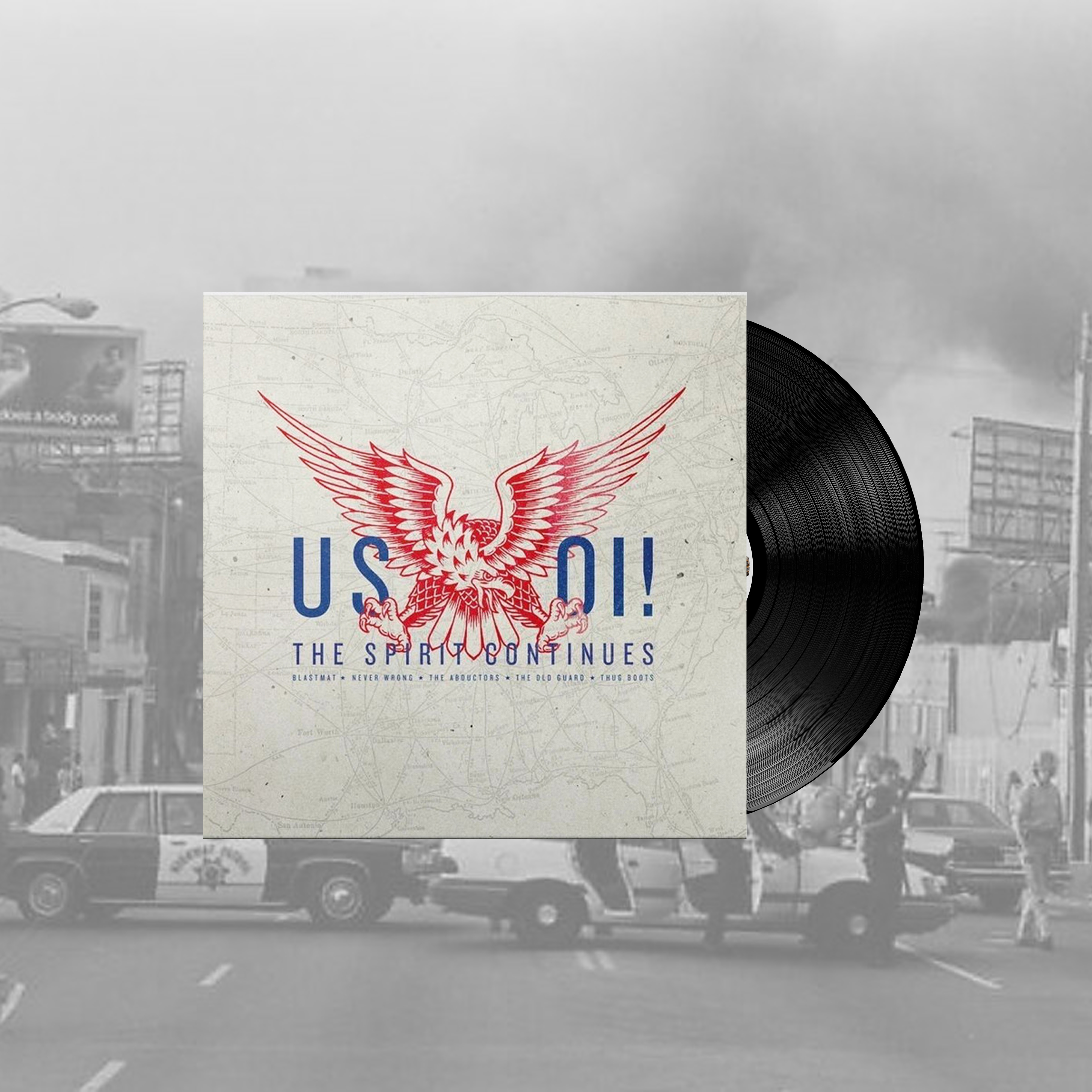 US Oi! The Spirit Continues 12"